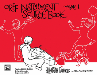 Book cover for Orff Instrument Source Book, Volume 1