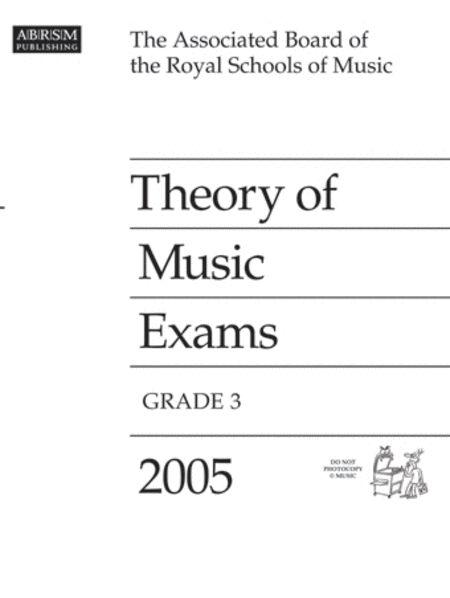 Theory of Music Exams, Grade 3, 2005