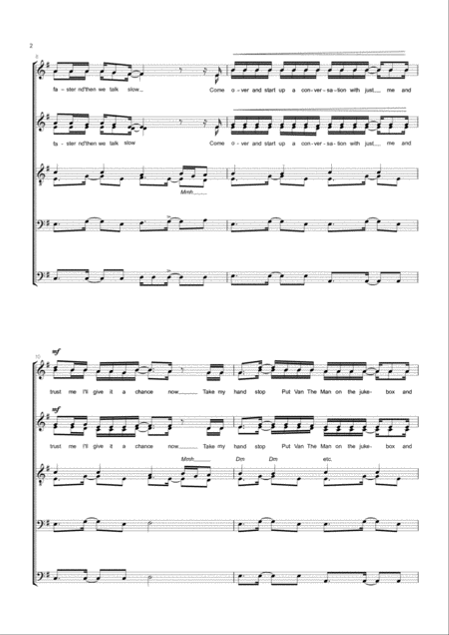 Shape Of You Divisi scores gallery preview page 2