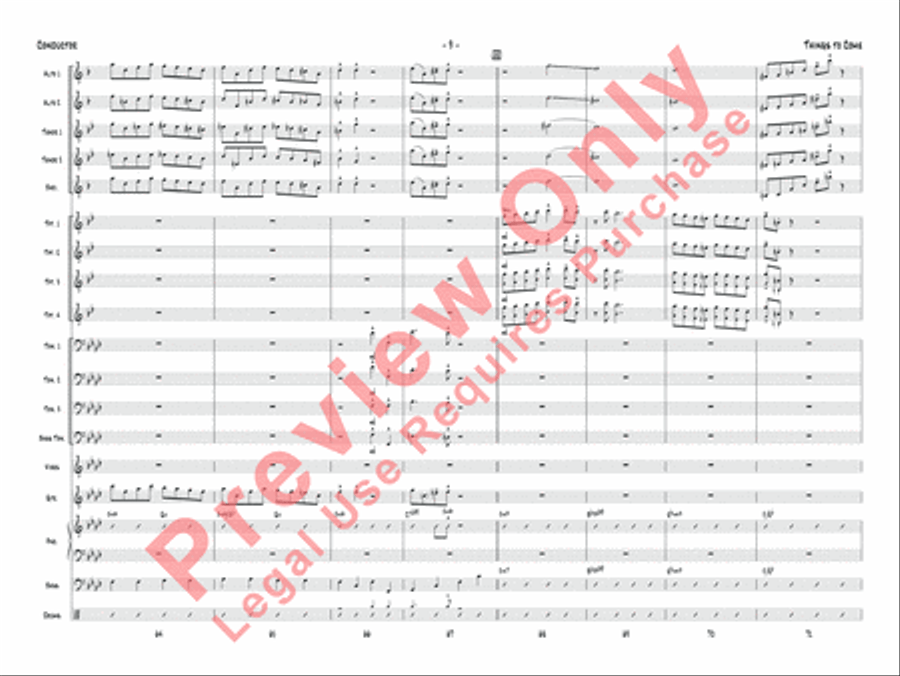 Things to Come Things to Come Jazz Ensemble scores gallery preview page 10
