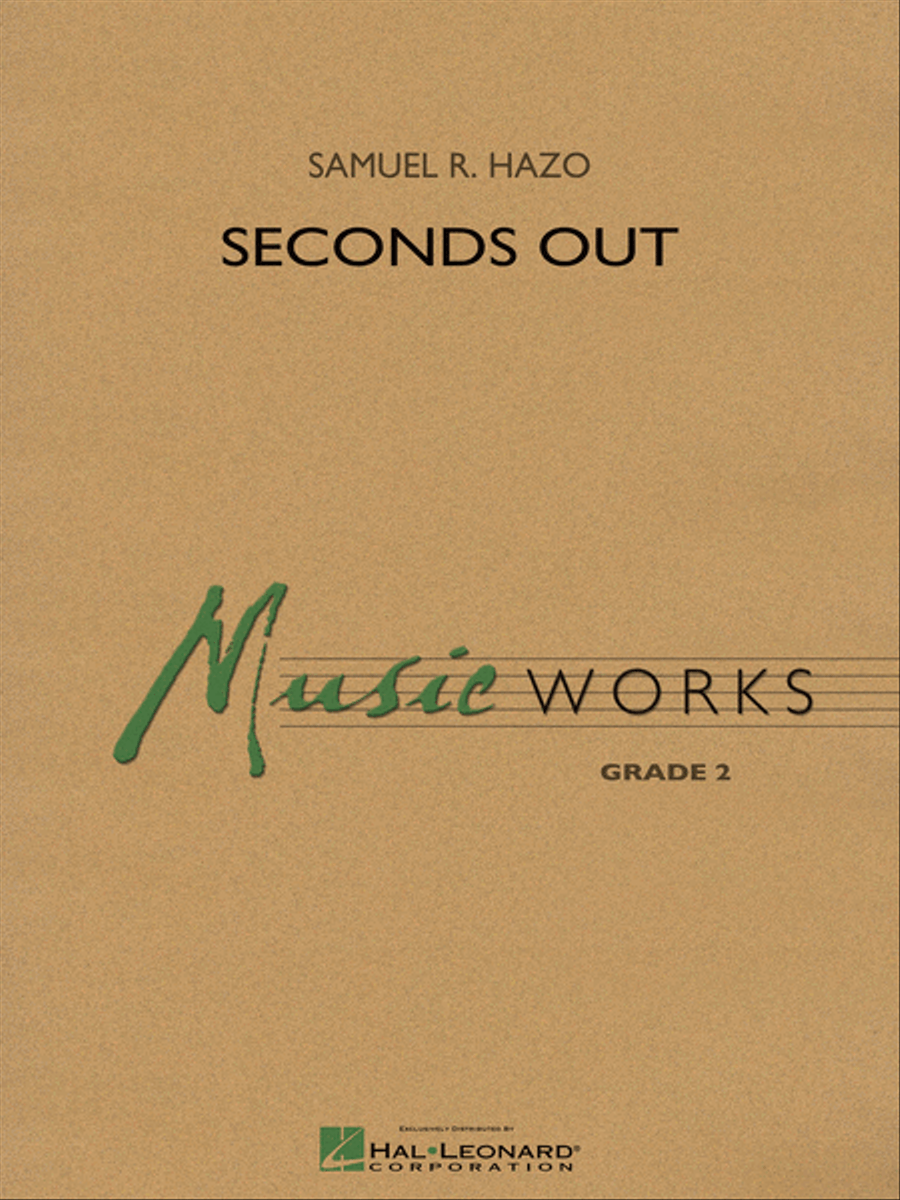 Seconds Out Seconds Out Concert Band scores gallery preview page 1