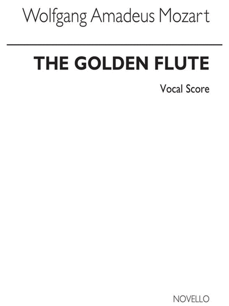Golden Flute Vocal Score (Walker/Beaumont)