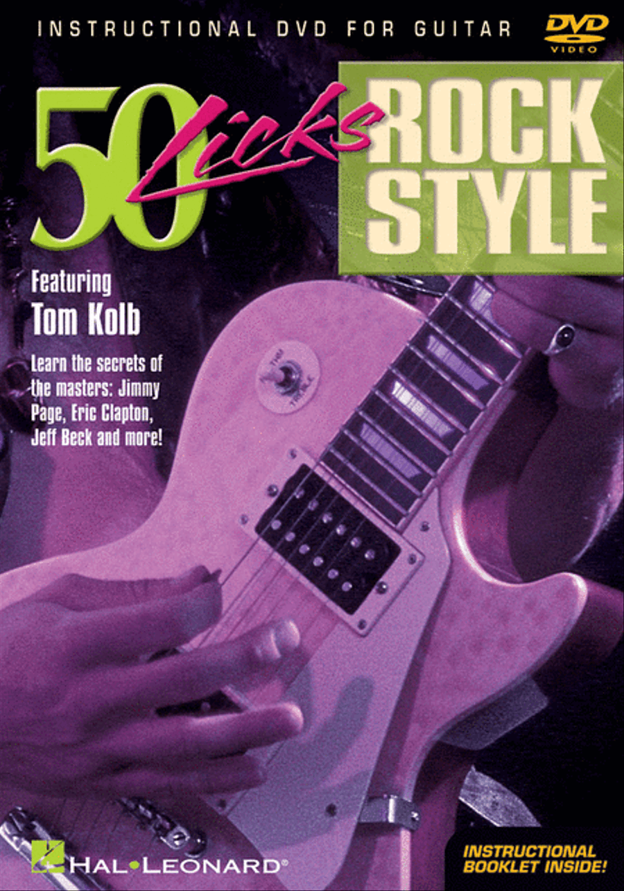 50 Licks Rock Style 50 Licks Rock Style Guitar scores gallery preview page 1
