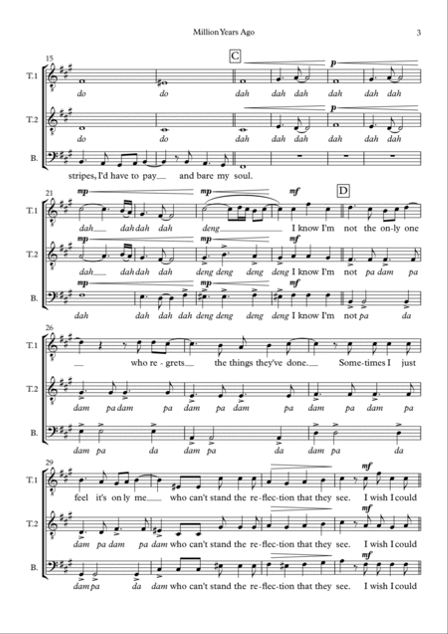 Million Years Ago Million Years Ago TB scores gallery preview page 3