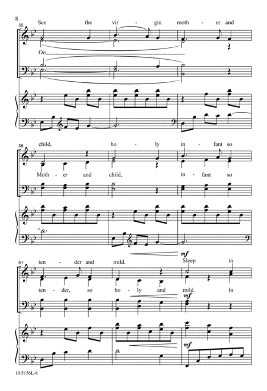 Christ is Born Christ is Born 4-Part scores gallery preview page 8