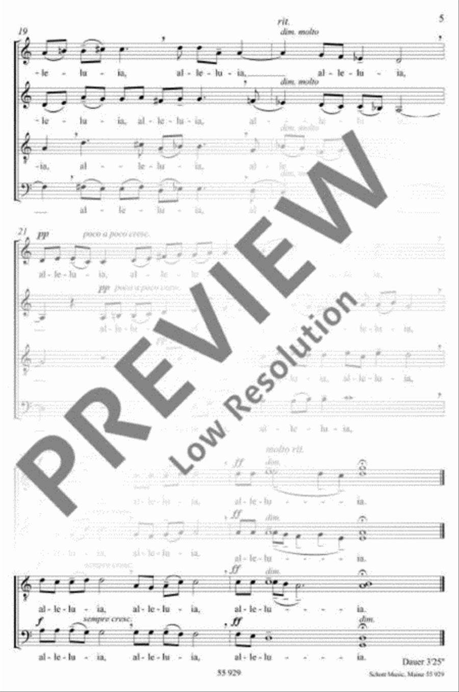 O magnum mysterium 4-Part scores gallery preview page 8