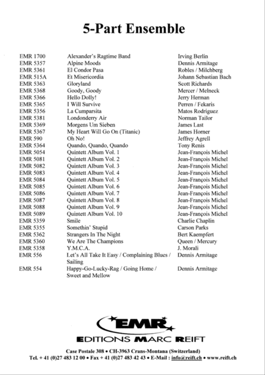 Happy-Go-Lucky-Rag / Going Home / Sweet and Mellow Concert Band scores gallery preview page 6