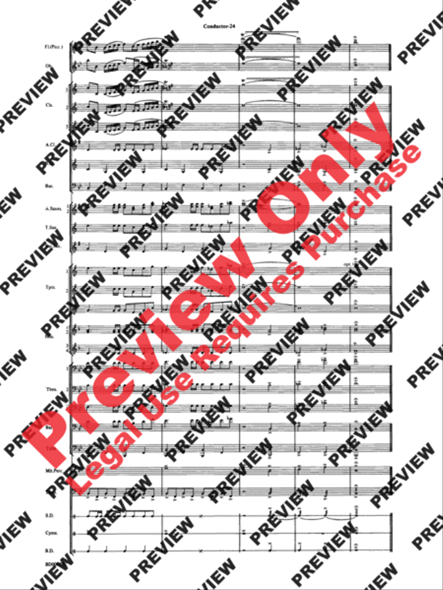 The Civil War The Civil War Concert Band scores gallery preview page 26
