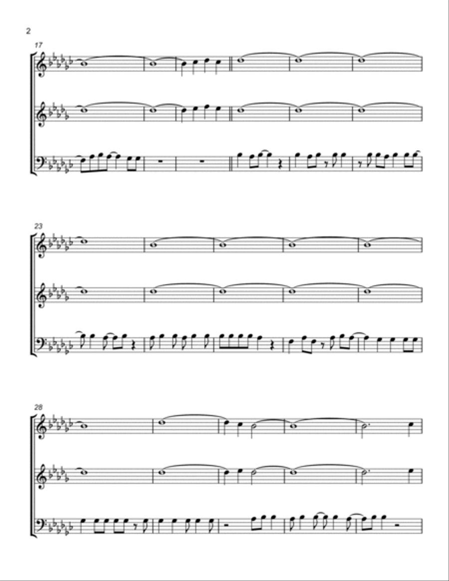 Three Prayers Small Ensemble scores gallery preview page 2