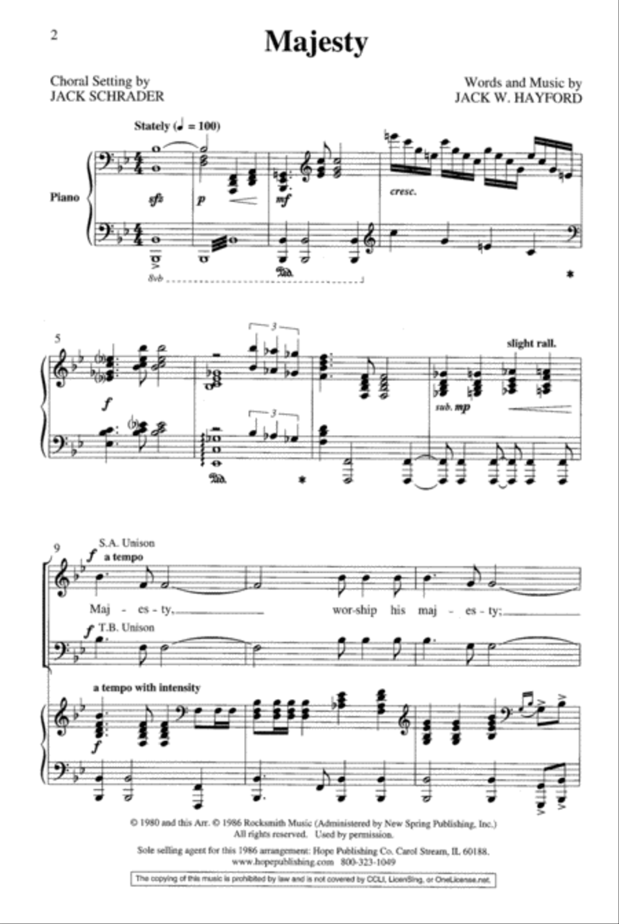 Jack Schrader's Collected Choral Works, Vol. 1 4-Part scores gallery preview page 2