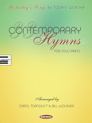 Book cover for 33 Contemporary Hymns - Piano Solo