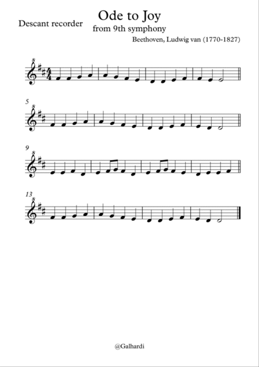 Ode to Joy Ode to Joy Small Ensemble scores gallery preview page 3