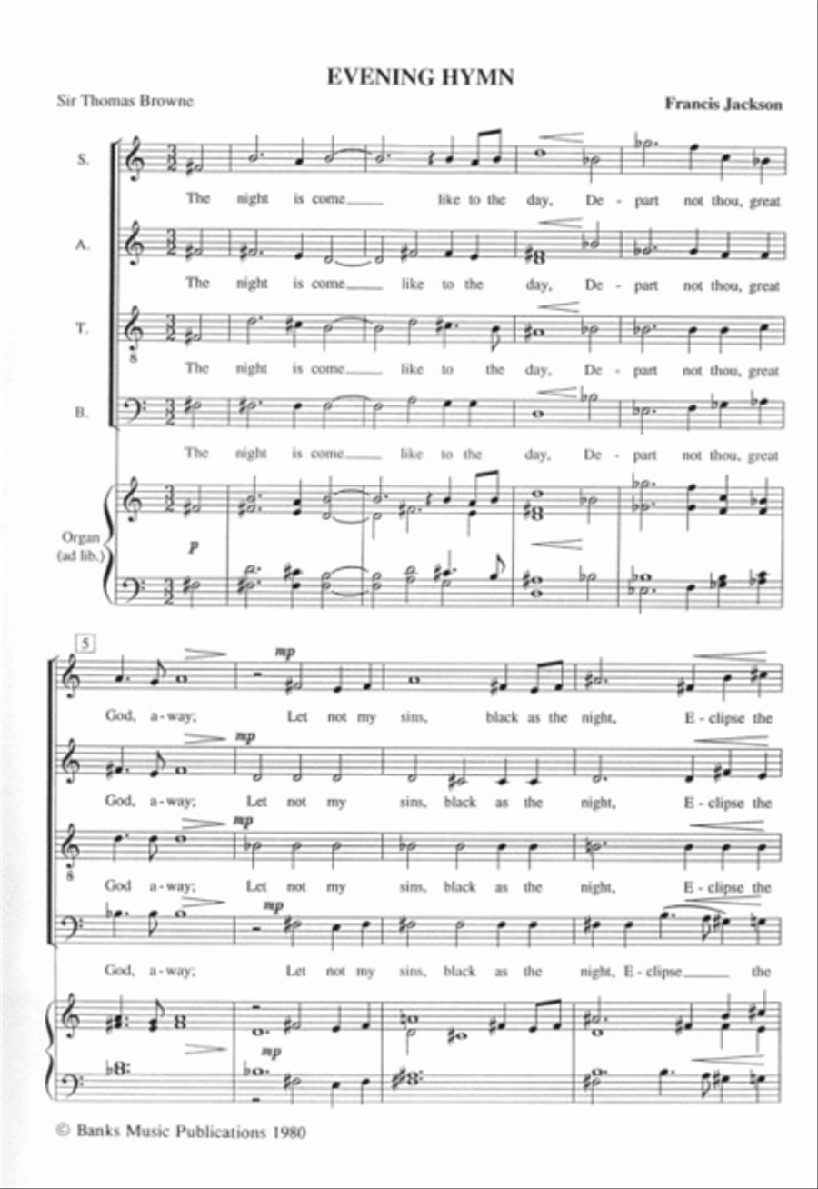 Evening Hymn Evening Hymn SSAATTBB scores gallery preview page 1