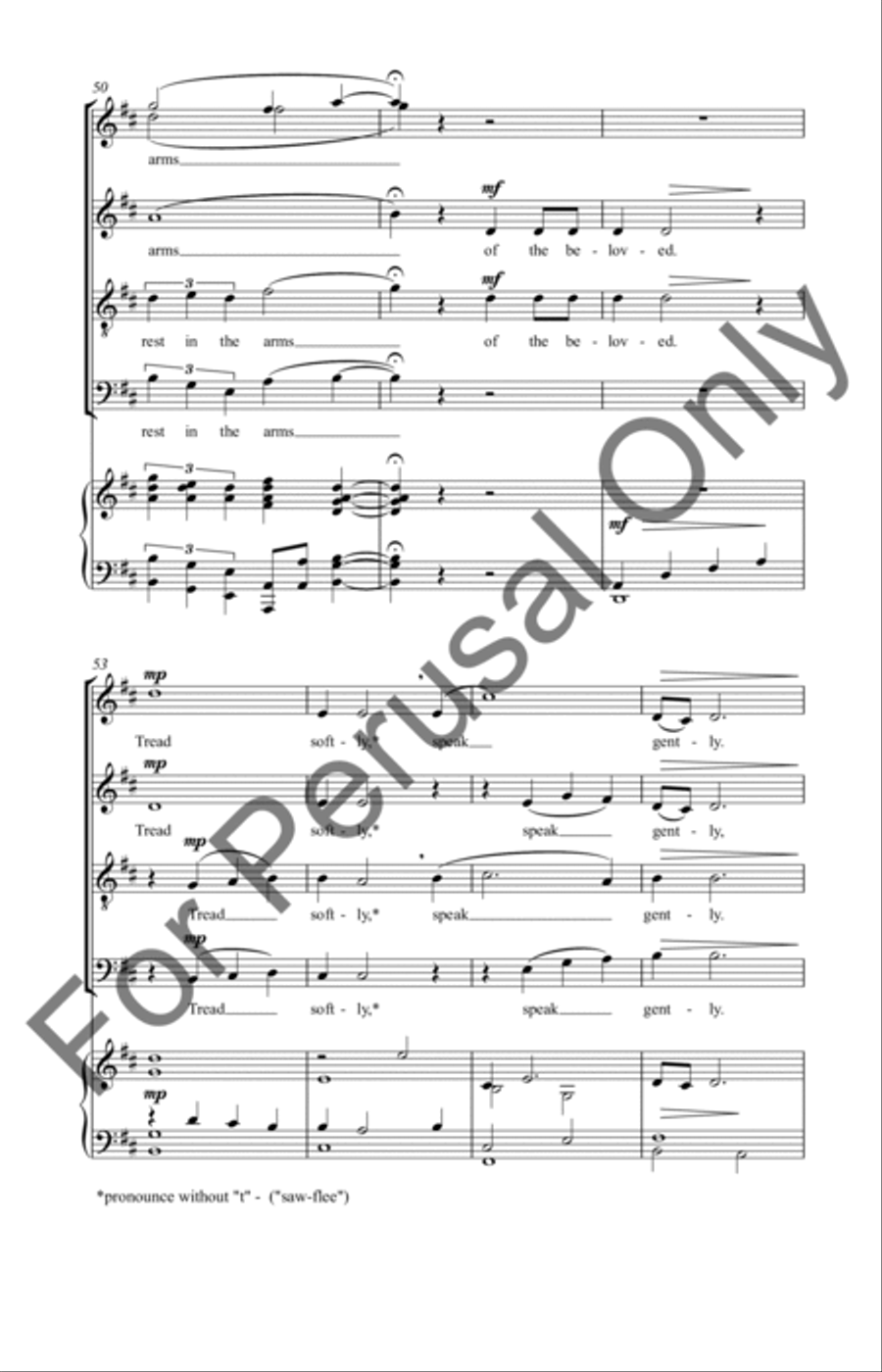 You Are The Fearless Rose 4-Part scores gallery preview page 8