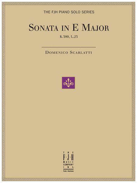 Sonata in E Major, K.380, L.23