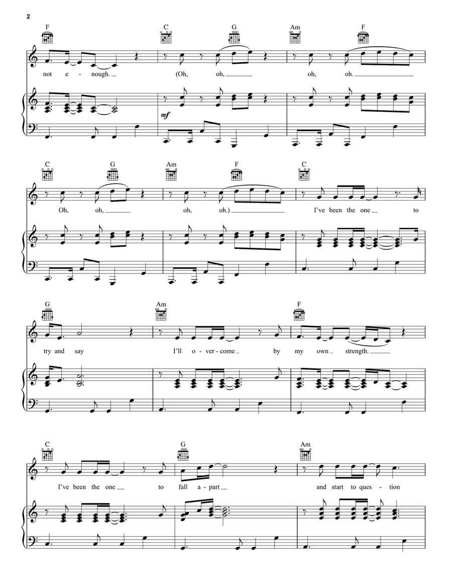 You Are I Am Guitar scores gallery preview page 2