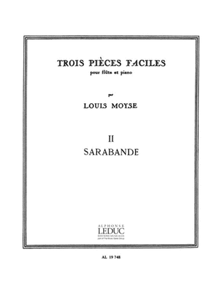 Book cover for 3 Pieces No. 2 – Sarabande