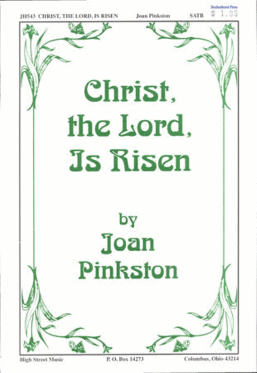 Christ, the Lord, Is Risen 4-Part scores gallery preview page 1