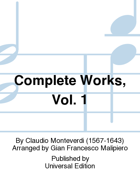 Complete Works, Vol. 1