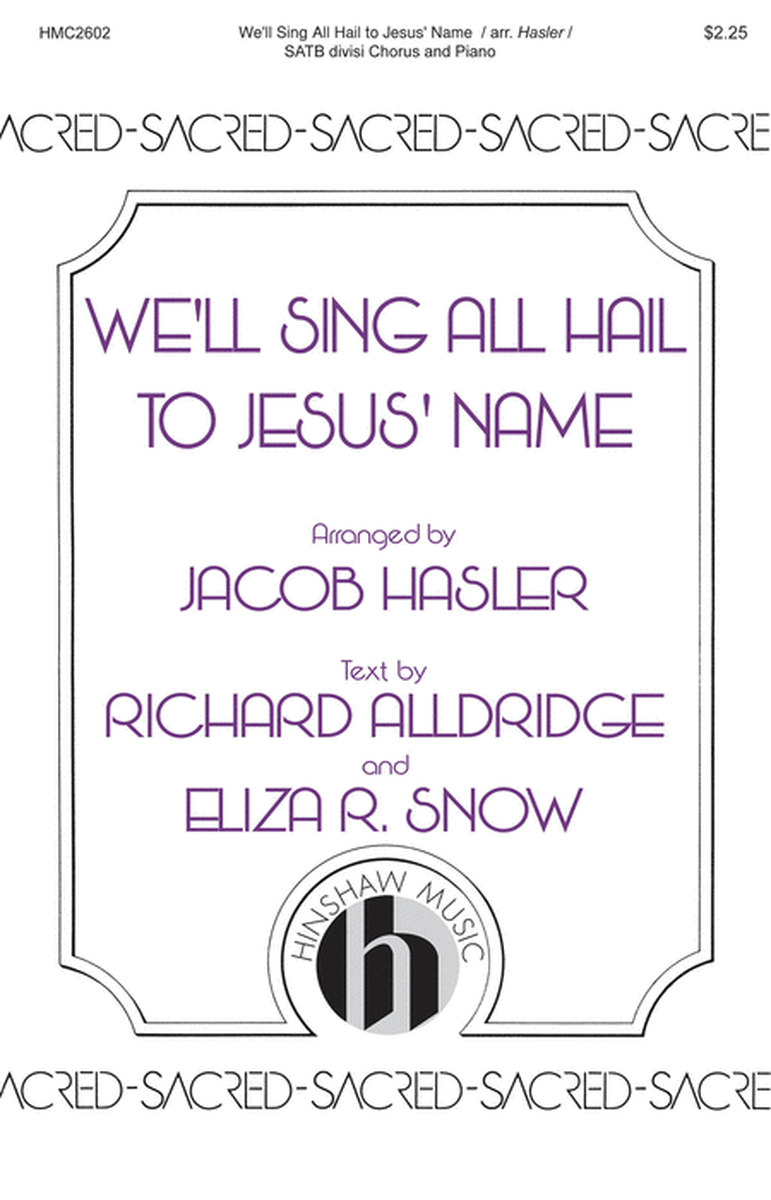 We'll Sing All Hail to Jesus image number null