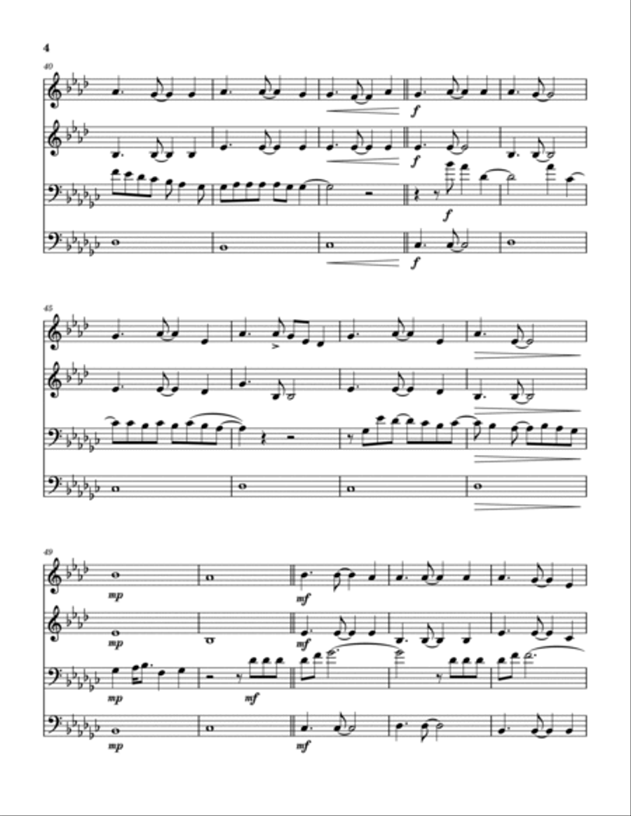 Little Voice - Main Title Theme Trombone scores gallery preview page 5