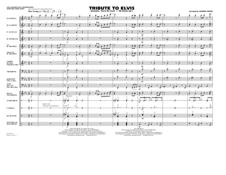 Tribute To Elvis Dont Be Cruel And All Shook Up - Full Score