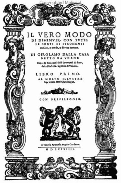 Methods & Treatises Viola da gamba - Volume I - Italy 1600-1800