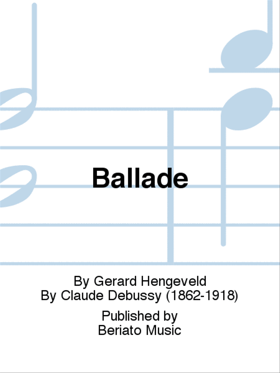 Ballade Piano Solo scores gallery preview page 1