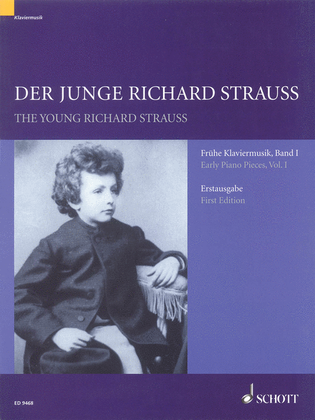 Book cover for The Young Richard Strauss Volume 1
