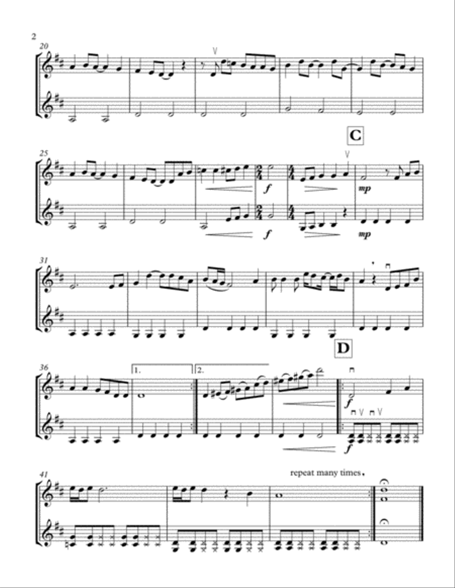 Hey Jude Hey Jude String Duet scores gallery preview page 3