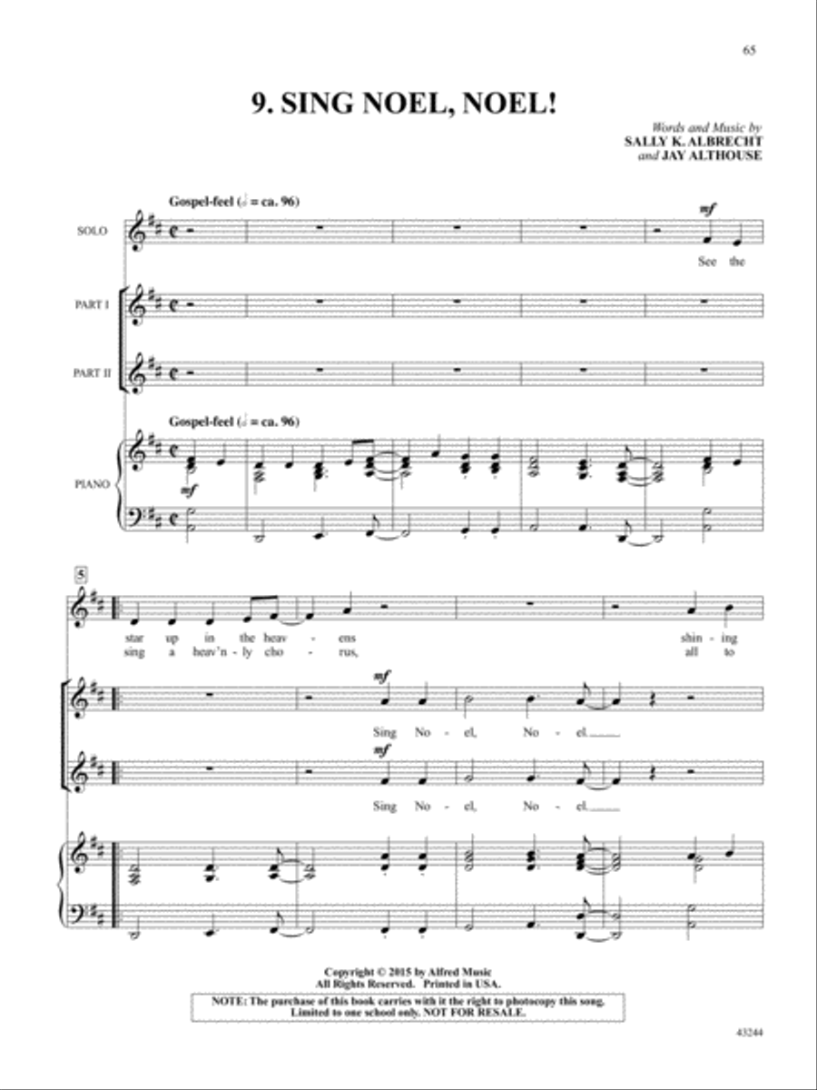 Two-Gether We Sing -- Christmas 2-Part scores gallery preview page 4