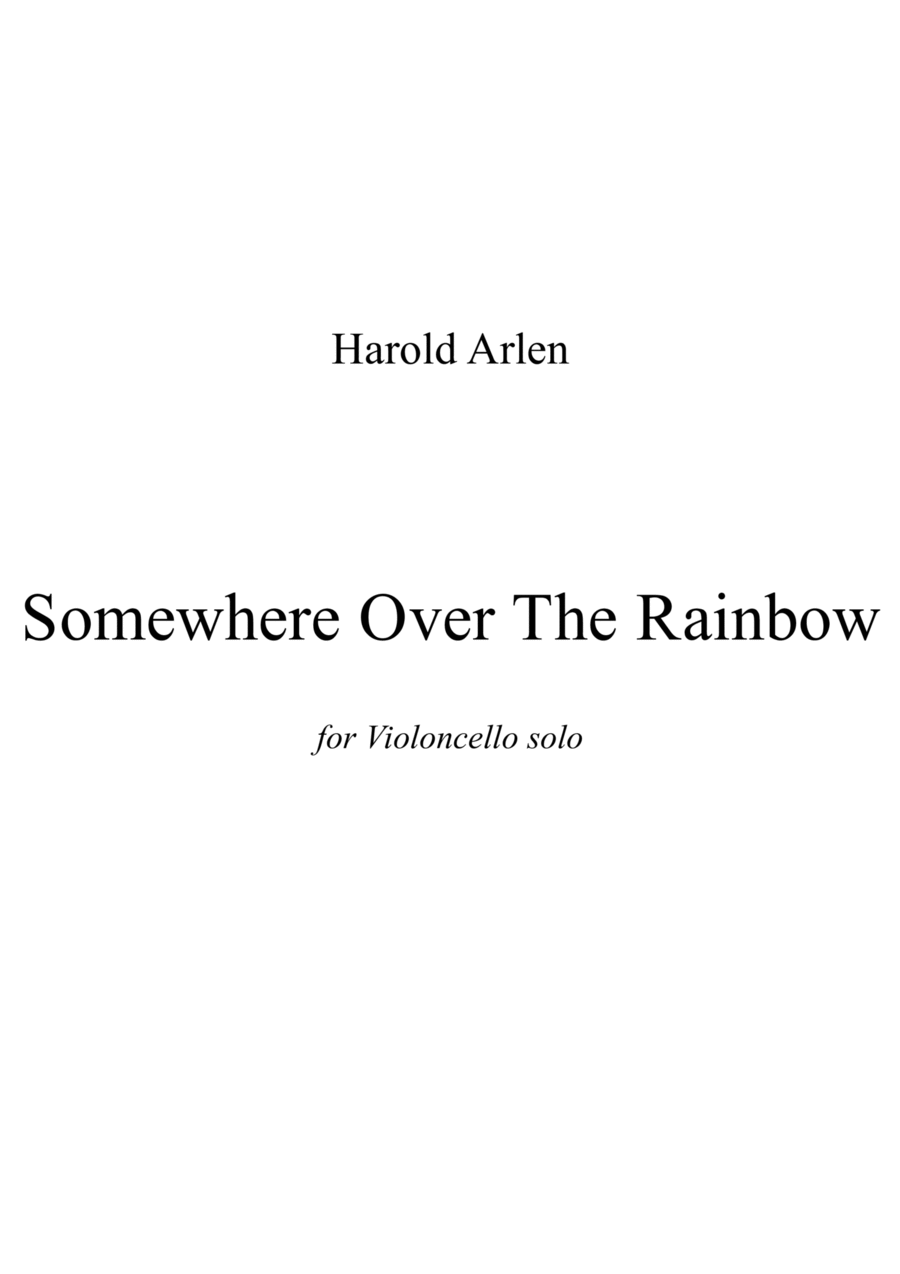 Book cover for Over The Rainbow