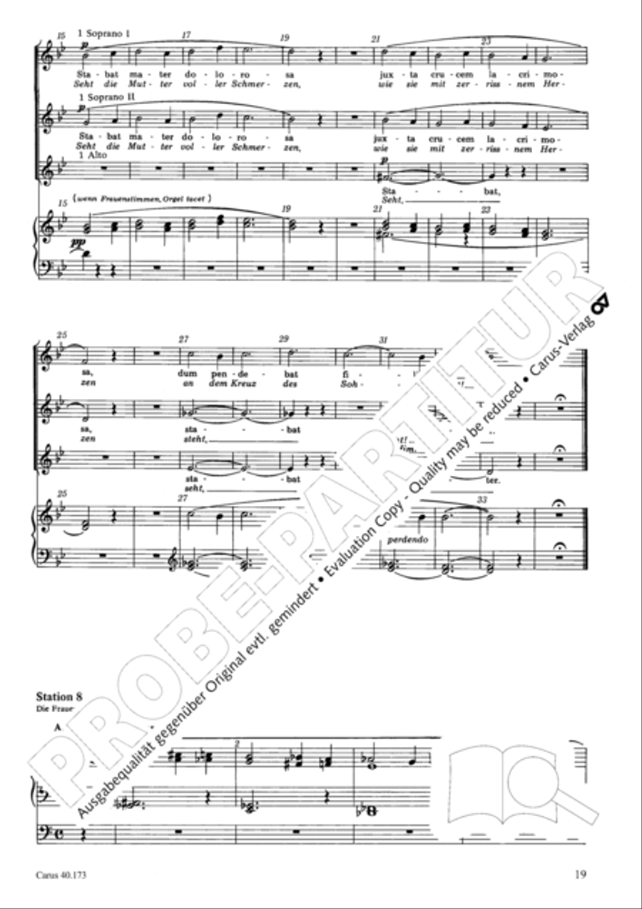 Via crucis 4-Part scores gallery preview page 20