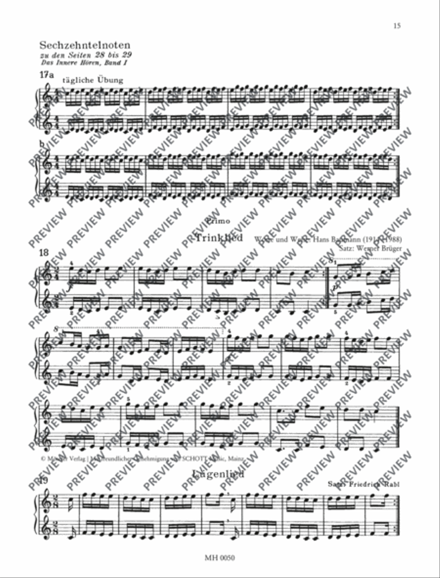 Das innere Hören Das innere Hören Piano Solo scores gallery preview page 16