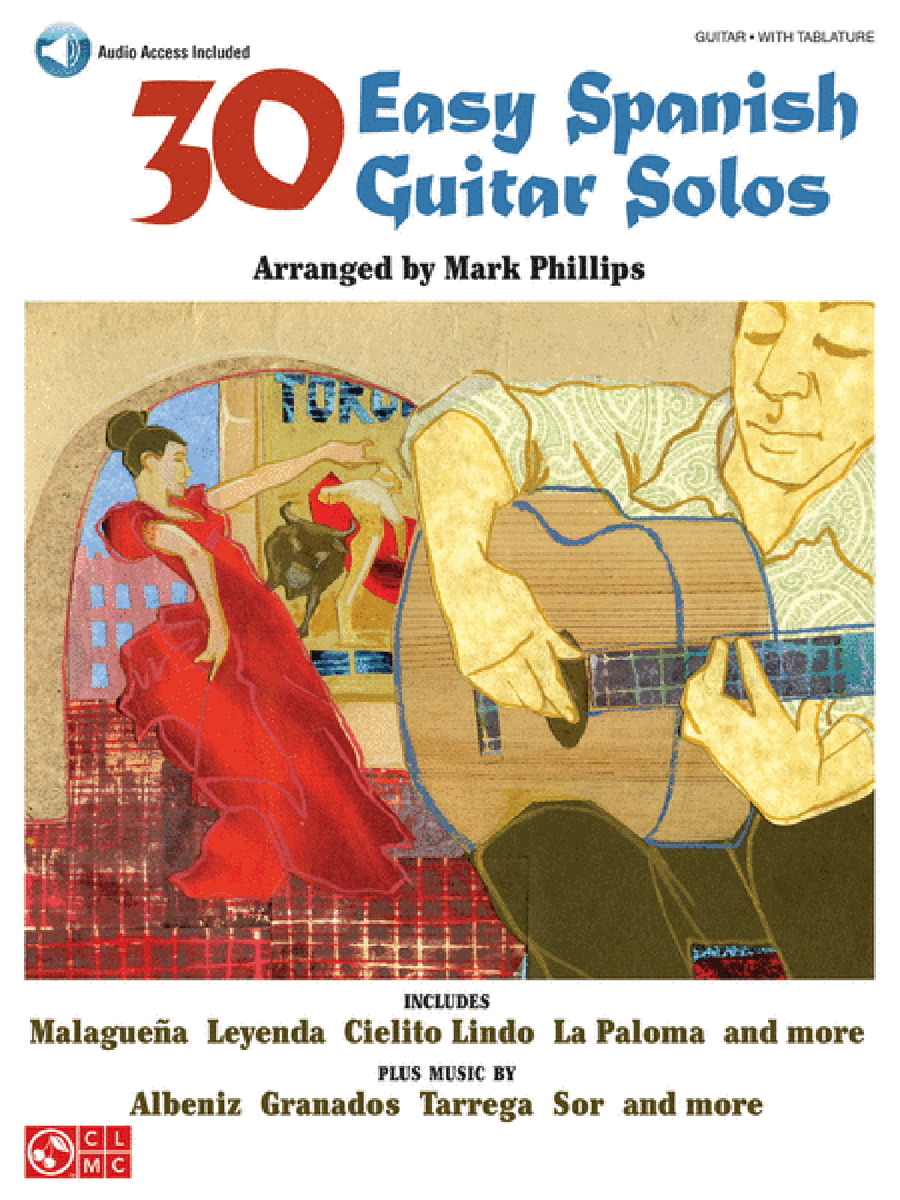 30 Easy Spanish Guitar Solos Guitar Tablature scores gallery preview page 1