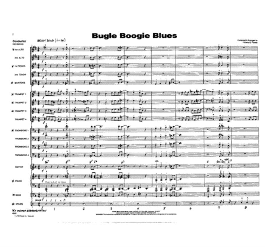 Bugle Boogie Blues Jazz Ensemble scores gallery preview page 2