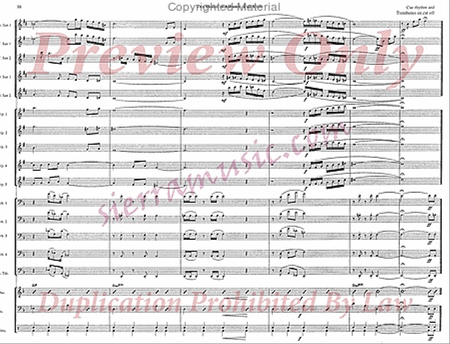 Two Shades Of Autumn Jazz Ensemble scores gallery preview page 11