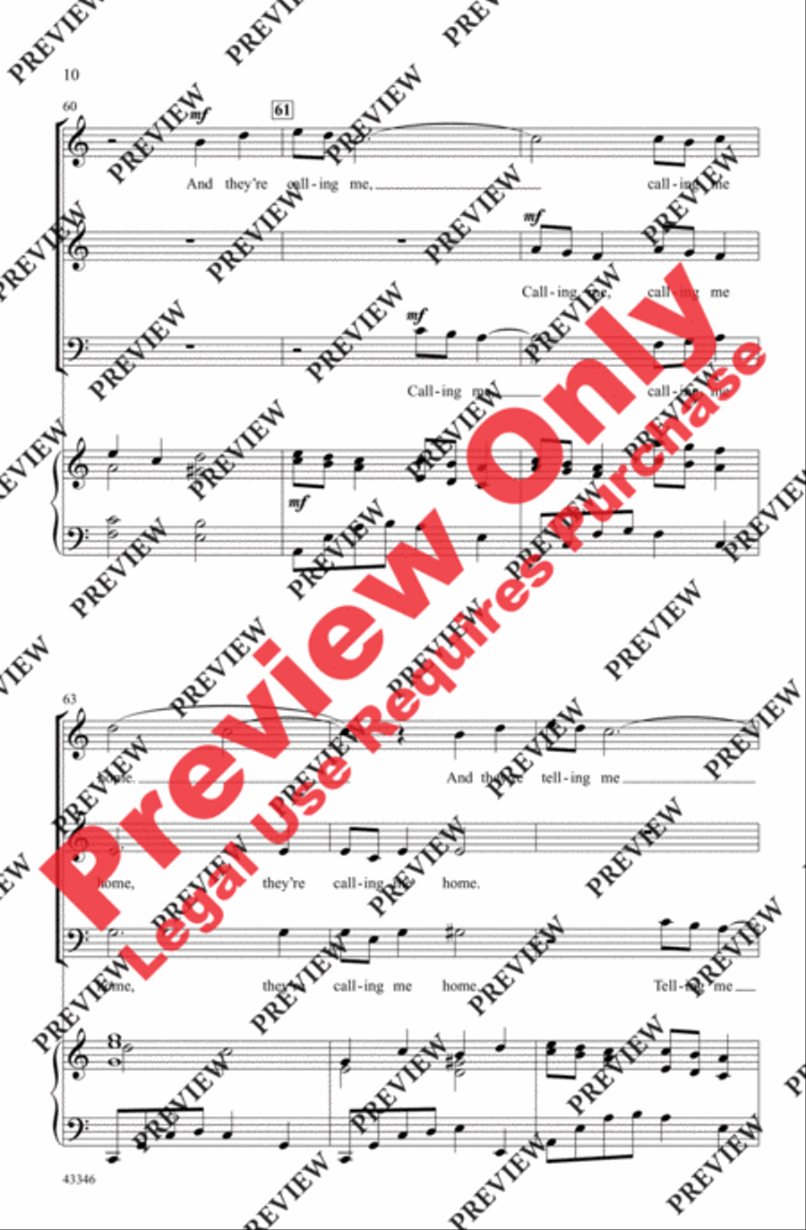 In the Dark of Midnight 3-Part scores gallery preview page 10