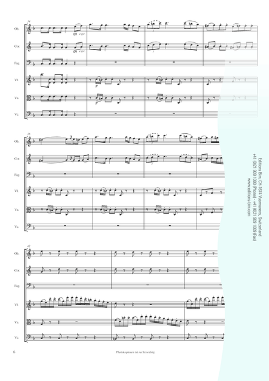 Sesteto No 1 Bassoon scores gallery preview page 5