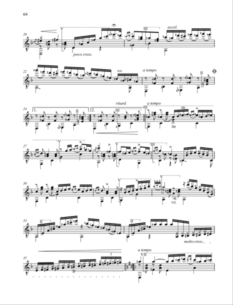 Capricho Árabe Capricho Árabe Classical Guitar scores gallery preview page 2