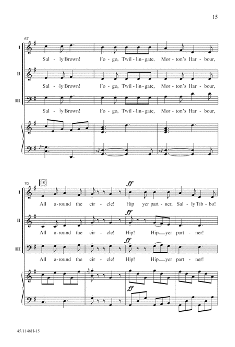 We Sing the World Around We Sing the World Around Choir scores gallery preview page 15