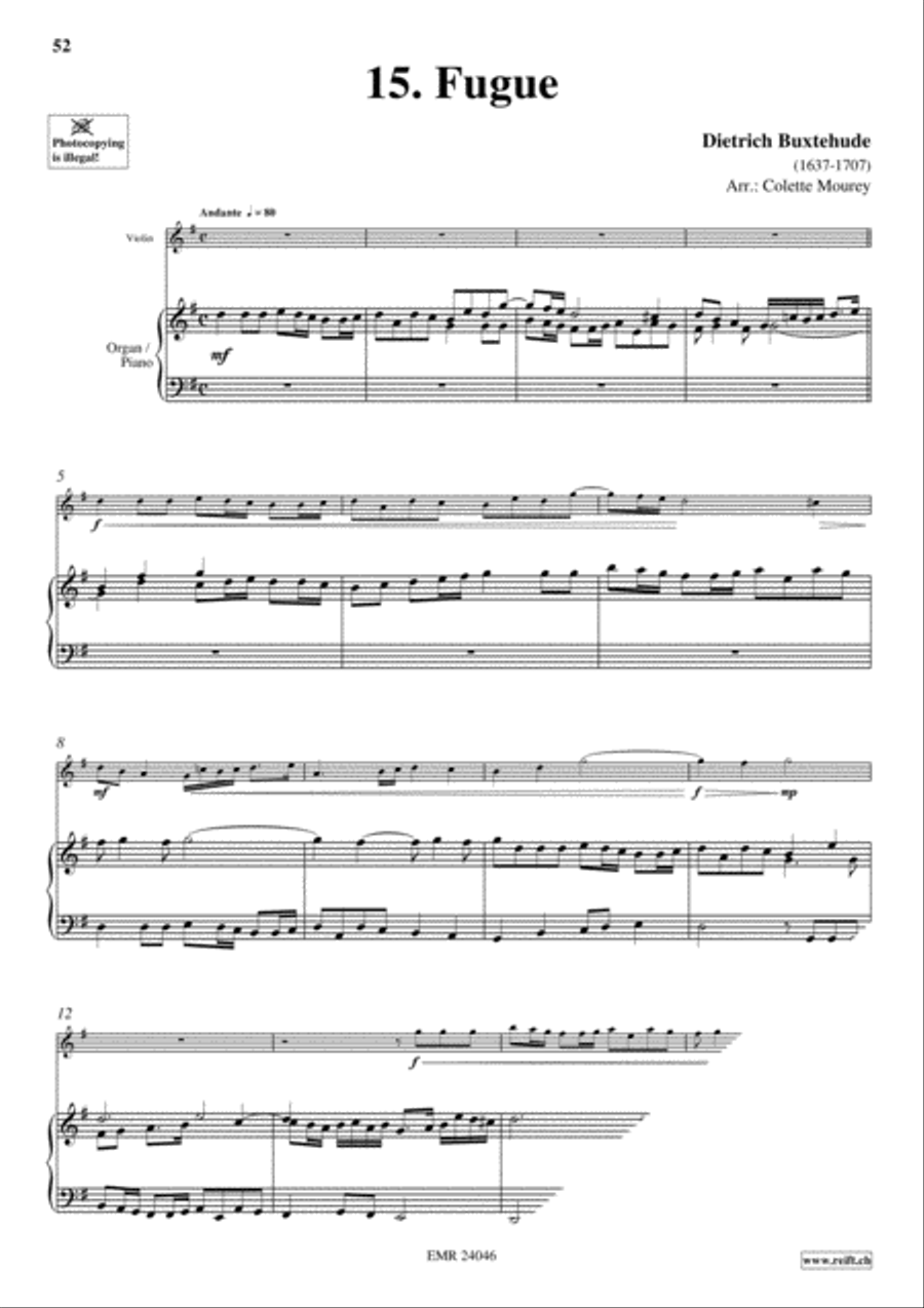 40 Greatest Baroque Hits Volume 1 Violin Solo scores gallery preview page 17