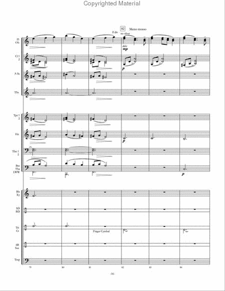 Kaleidoscope Concert Band scores gallery preview page 17