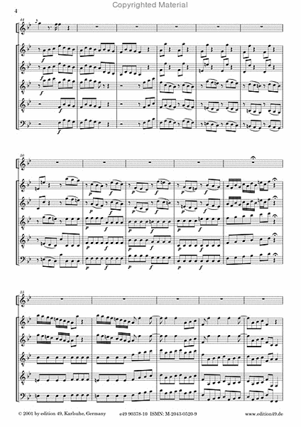 Concerto in B-Dur fur Violine (Mandoline) solo und Zupforchester