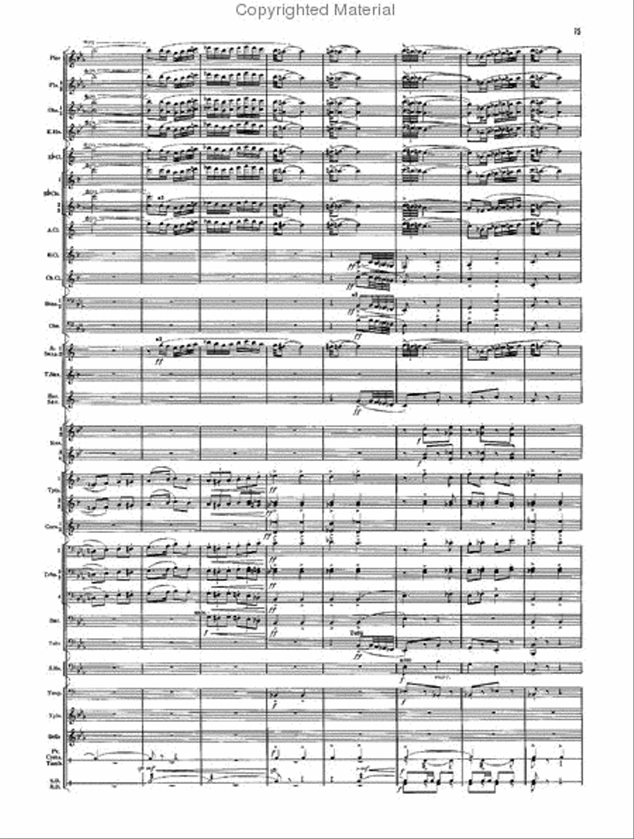 Armenian Dances, Part II Concert Band scores gallery preview page 73