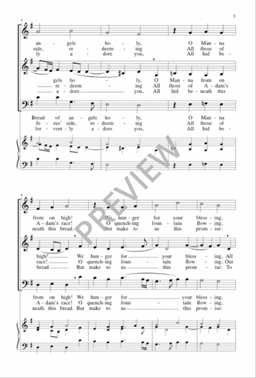 O Food of Exiles O Food of Exiles 3-Part scores gallery preview page 3