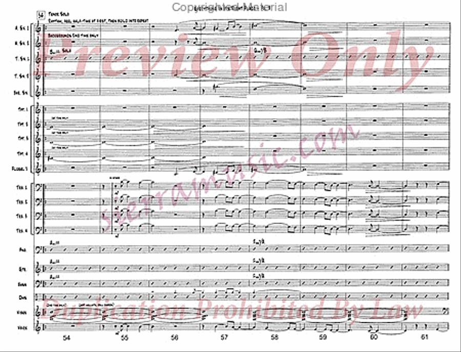 Everything In Its Right Place Jazz Ensemble scores gallery preview page 10