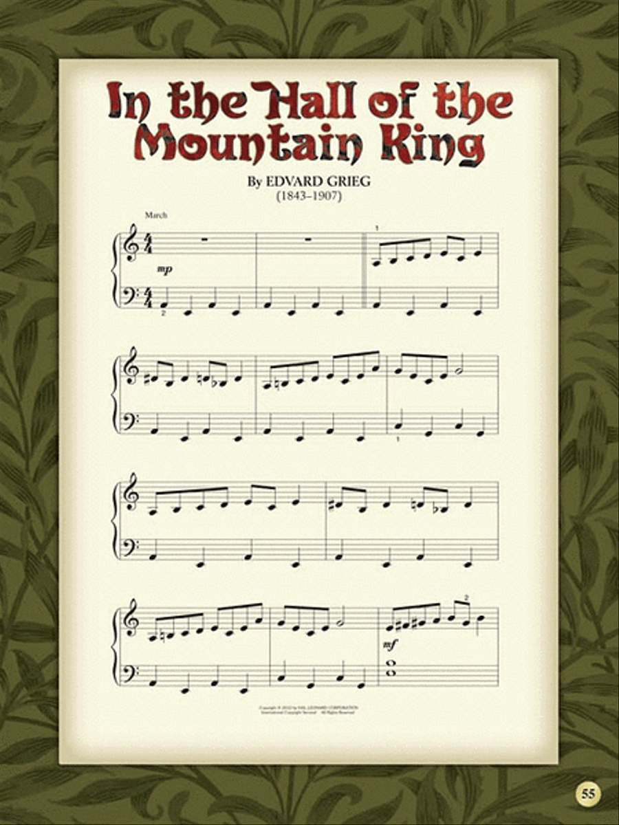 My First Classical Song Book Easy Piano scores gallery preview page 6