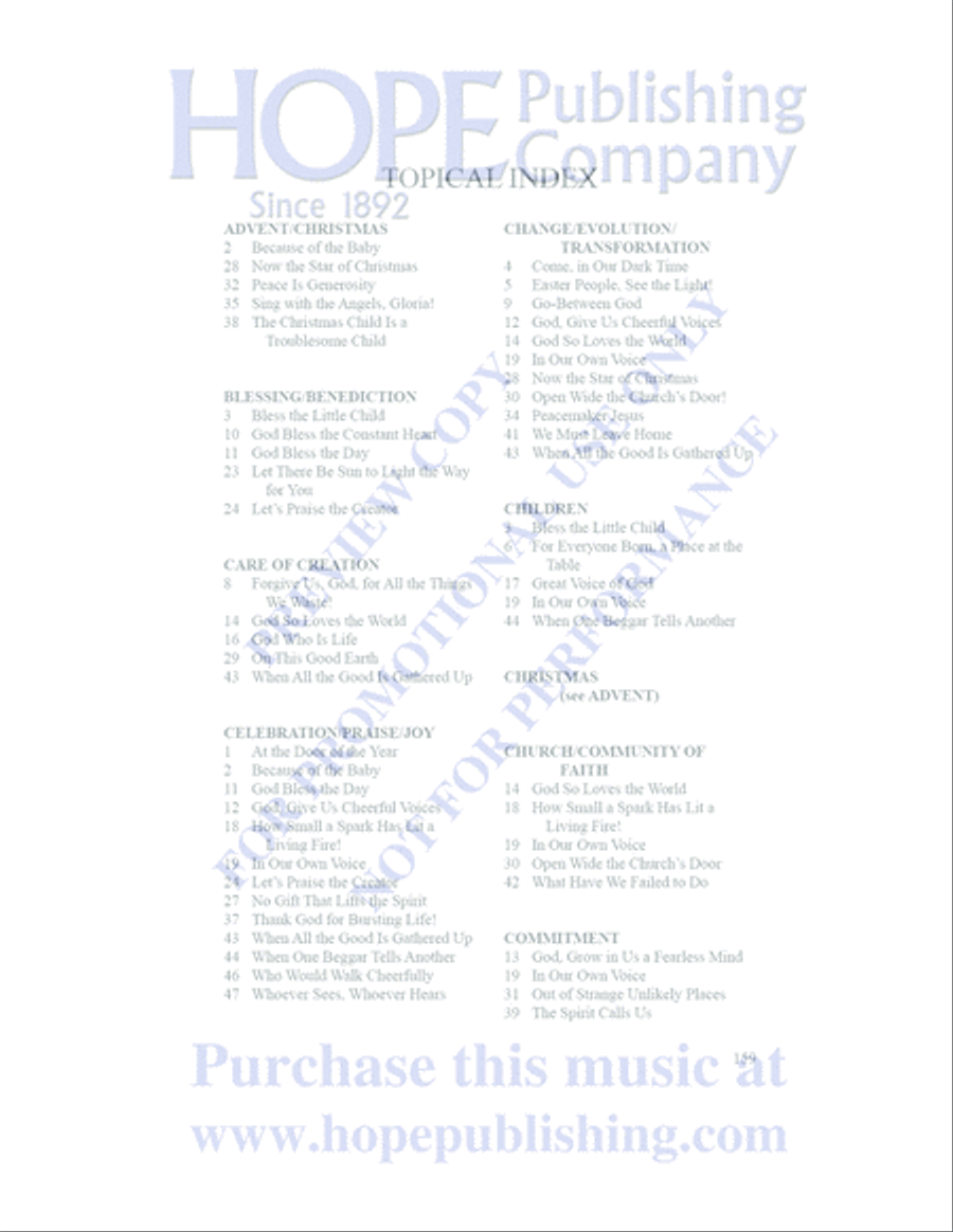 A Place at the Table Choir scores gallery preview page 156