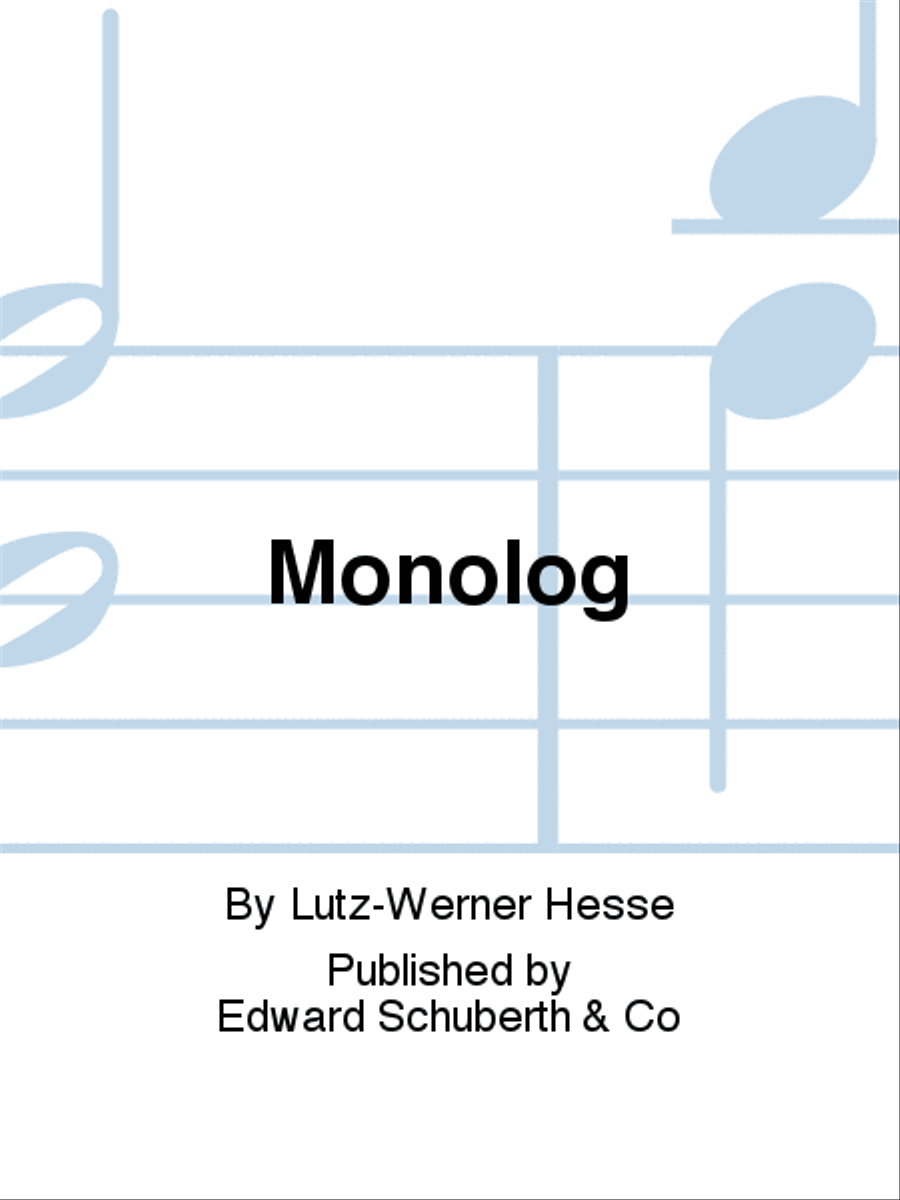 Monolog Flute Solo scores gallery preview page 1